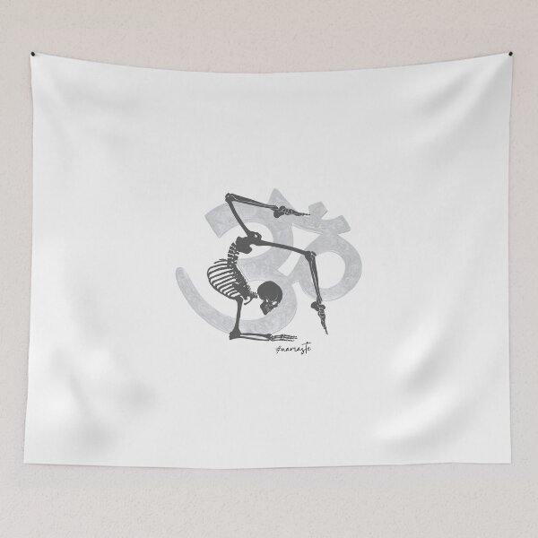 Item preview, Yoga Meditating Skeleton designed and sold by FreeStyleTrend.