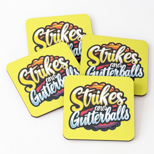 Item preview, Strikes And Gutterballs Bowling Logo designed and sold by TheArtOfPat.