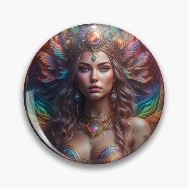 Item preview, Rainbow Feather Fantasy Queen designed and sold by Fantasy-Fashion.