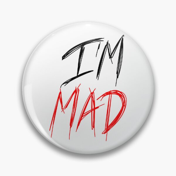 Item preview, I’m mad | Red and Black designed and sold by WarmlyArts.