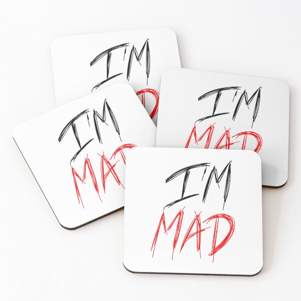 Item preview, I’m mad | Red and Black designed and sold by WarmlyArts.
