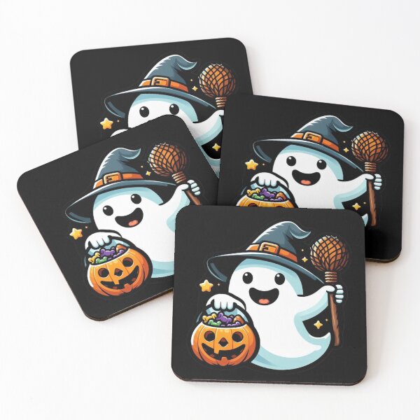 Item preview, Cute Ghost - Halloween Charm designed and sold by MusesWhispers.