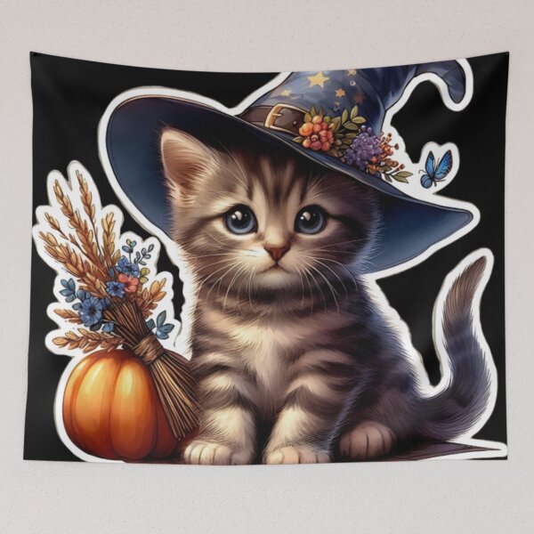 Item preview,  halloween cat designed and sold by Fabian-Artes.