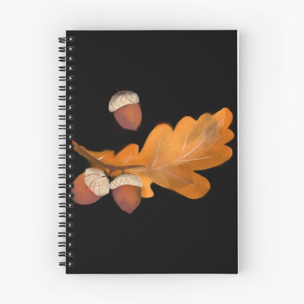 Item preview, Autmn acorns designed and sold by VintageArtByIda.