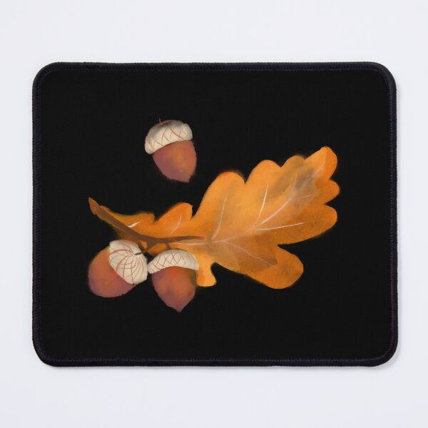 Item preview, Autmn acorns designed and sold by VintageArtByIda.