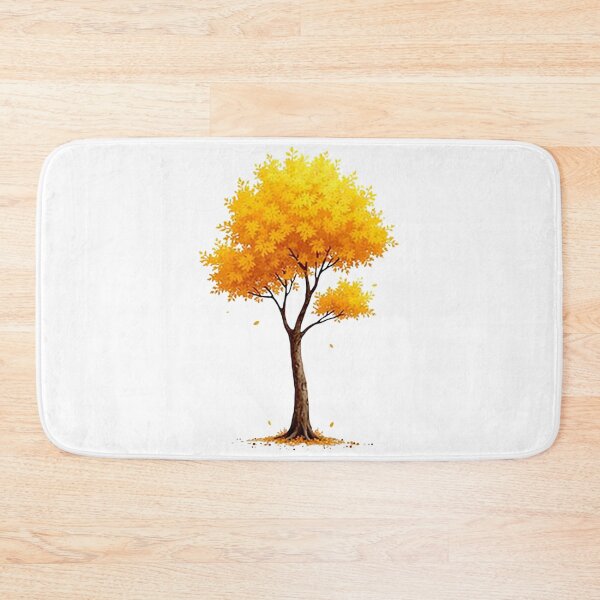 Item preview, Autumn Yellow Birch Tree #3 - @fluidwatercolor designed and sold by fluidwatercolor.