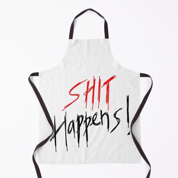 Item preview, Shit happens | Red and Black designed and sold by WarmlyArts.