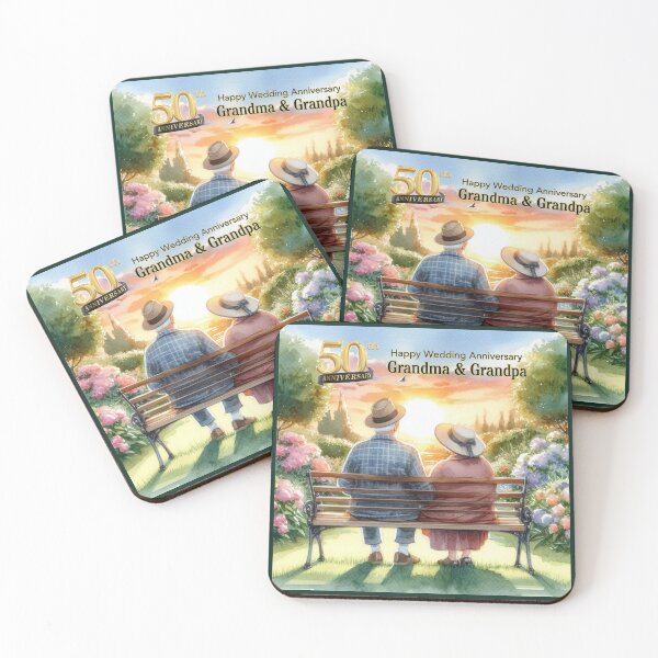 Item preview, Grandparents 50th Wedding Anniversary Gifts Grandma Grandpa designed and sold by Heritage Hive Studio.