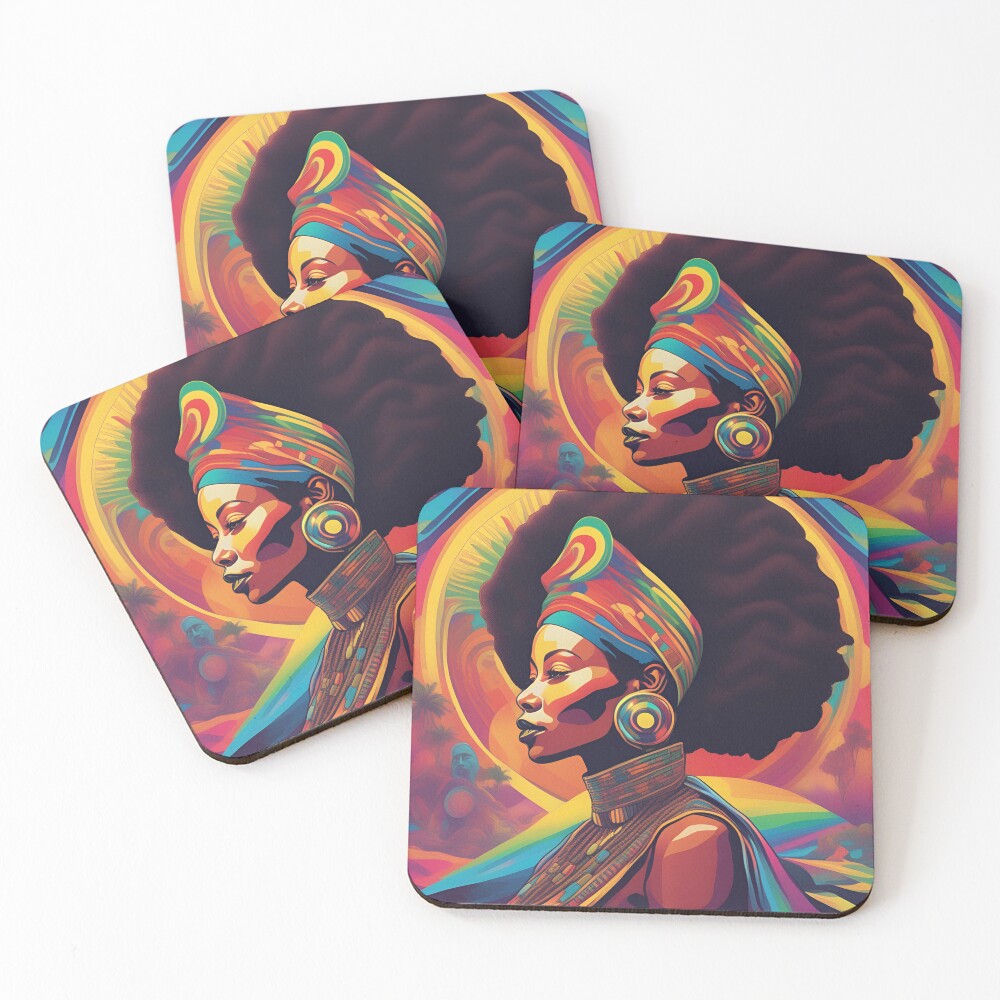 Item preview, Coasters (Set of 4) designed and sold by RasTafariDesign.