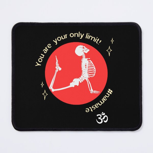 Item preview, Yoga Skeleton You Are Your Only Limit designed and sold by FreeStyleTrend.