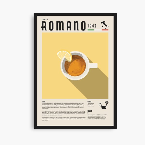 Item preview, Espresso Romano Coffee Illustration designed and sold by aio.
