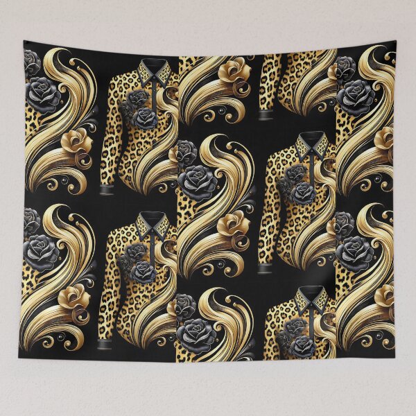 Item preview, "Leopard Luxe: Abstract Elegance Collection" designed and sold by COVELIA.
