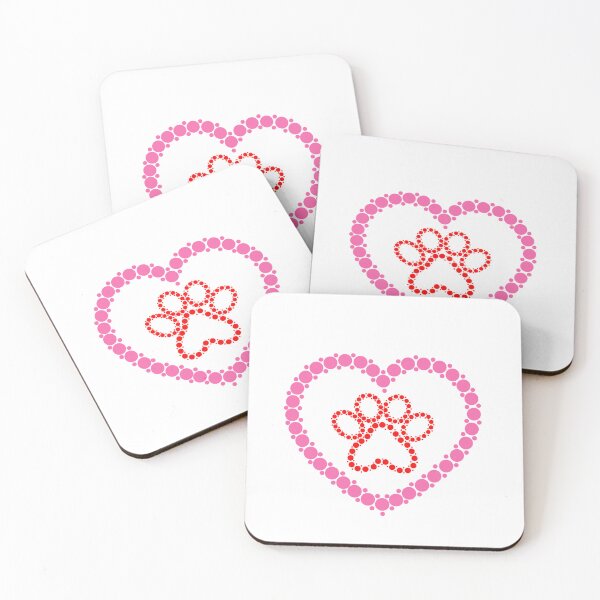 Item preview, Loving Paw Dot Art designed and sold by Cardiff Creative.