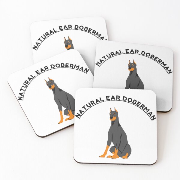 Item preview, natural ear doberman designed and sold by PrintSnap.