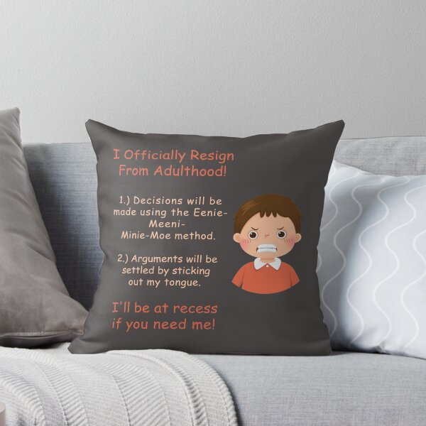 Item preview, I Officially Resign From Adulthood! designed and sold by JoezPlace.