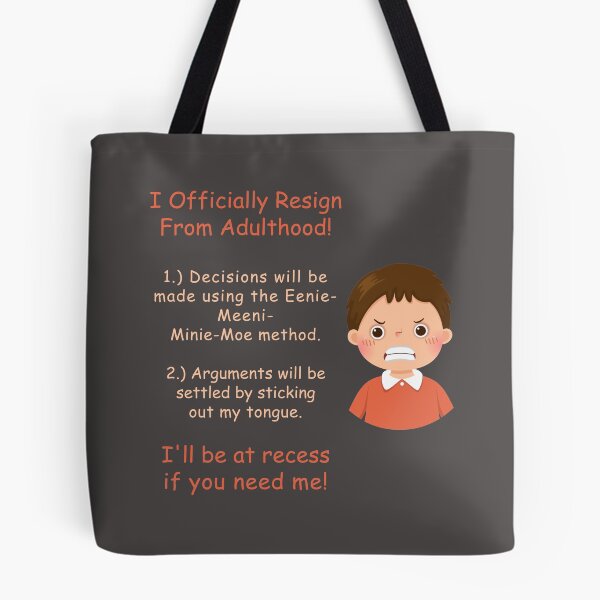 Item preview, I Officially Resign From Adulthood! designed and sold by JoezPlace.