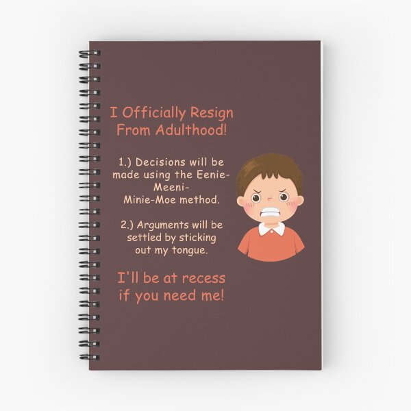 Item preview, I Officially Resign From Adulthood! designed and sold by JoezPlace.