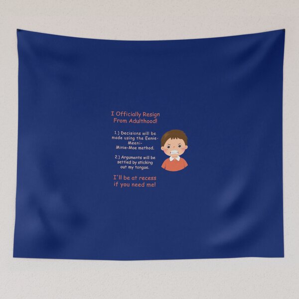 Item preview, I Officially Resign From Adulthood! designed and sold by JoezPlace.