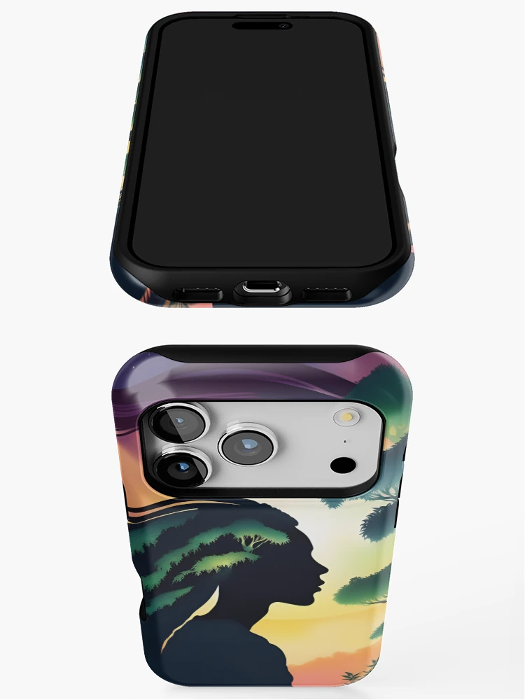 Thumbnail 3 of 4, iPhone Case, Nature and Roots Connection designed and sold by RasTafariDesign.
