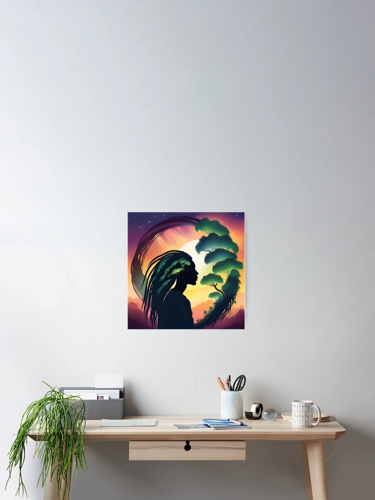 Thumbnail 2 of 3, Poster, Nature and Roots Connection designed and sold by RasTafariDesign.