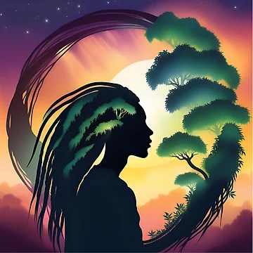 Artwork thumbnail, Nature and Roots Connection by RasTafariDesign
