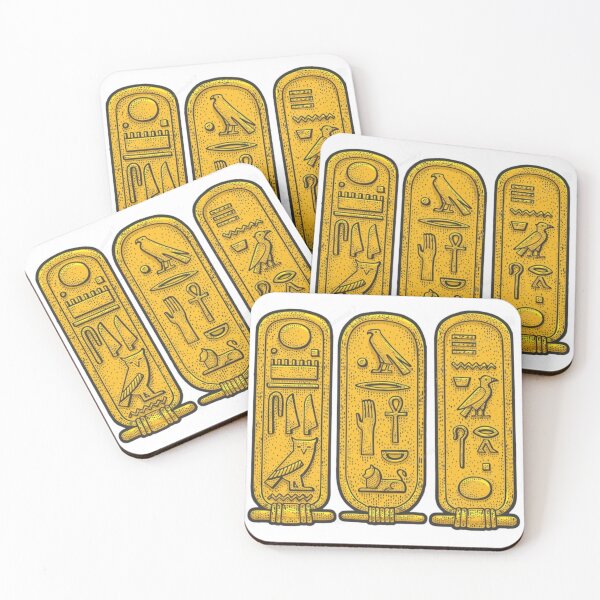 Item preview, Egyptian hieroglyphics in gold. designed and sold by jamiestarr.