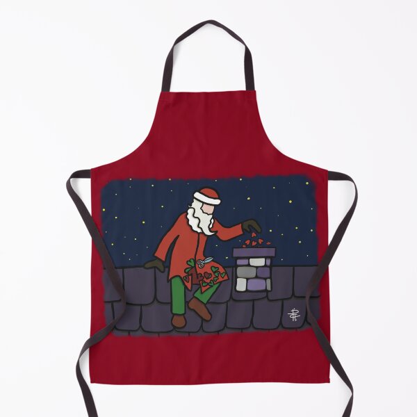 Aperçu de l'œuvre Père Noël - cadeau du coeur créée et vendue par Patchouli-Crea.