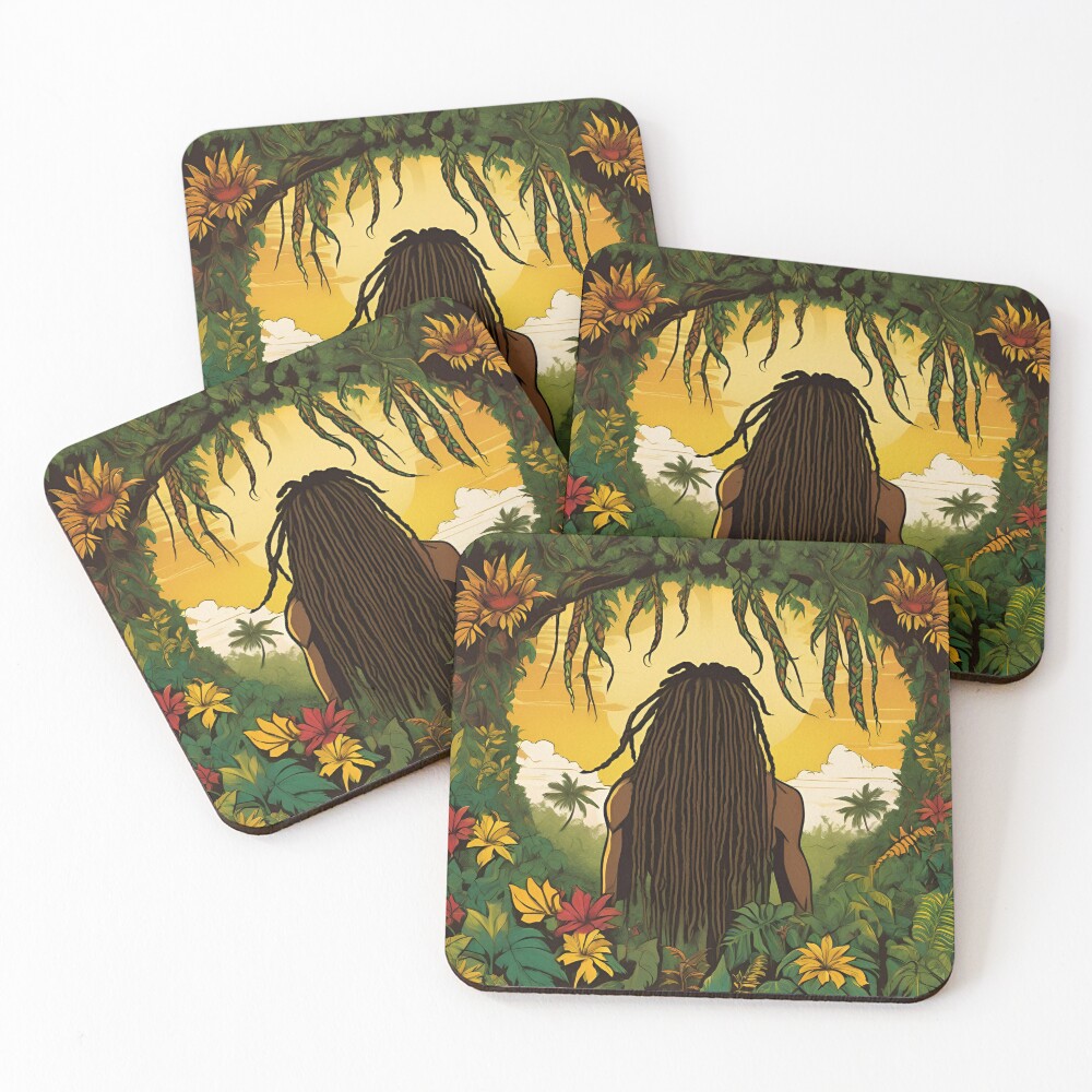 Item preview, Coasters (Set of 4) designed and sold by RasTafariDesign.