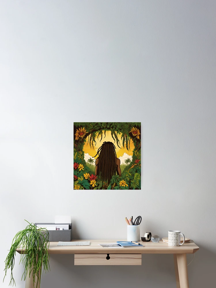 Thumbnail 2 of 3, Poster, Nature and Roots Connection back designed and sold by RasTafariDesign.