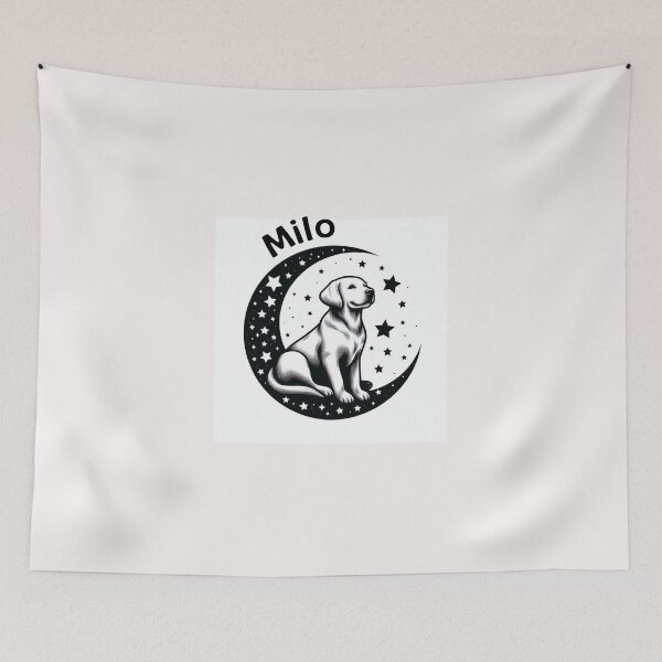 Item preview, Name of your pet dog Milo designed and sold by chessnegocios.