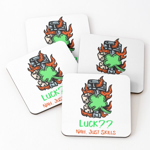 Item preview, Luck?? Nah, Just Skills designed and sold by BestMerchnTees.
