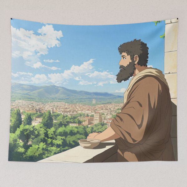 Item preview, Epicurus, Greek | Anime style designed and sold by ComicsFactory.
