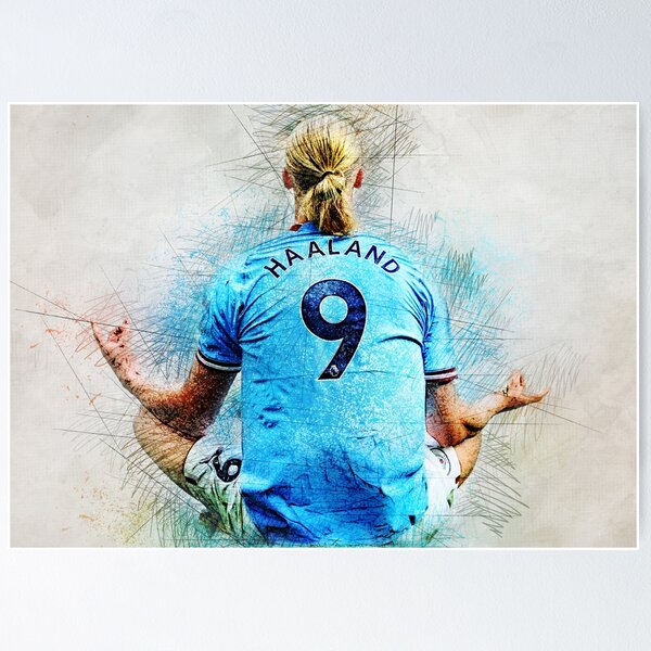 Item preview, Erling Haaland Manchester Striker  designed and sold by AronArtGallery.