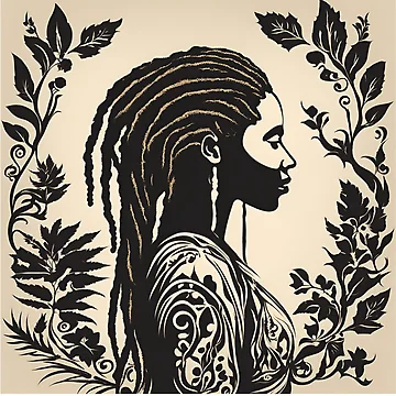 Artwork thumbnail, Nature and Roots Connection Young Ras by RasTafariDesign