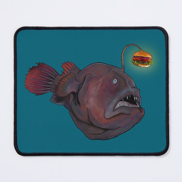 Item preview, Hangry-ler Fish With Glowing Hamburger Lure designed and sold by iamgirl1.