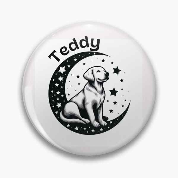Item preview, Name of your pet dog Teddy designed and sold by chessnegocios.