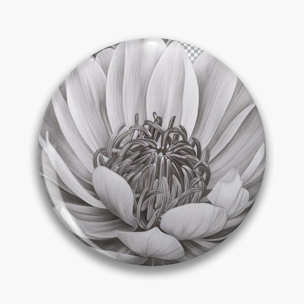 Item preview, "Rose in Graphite: Detailed Elegance" designed and sold by anahimar1418.