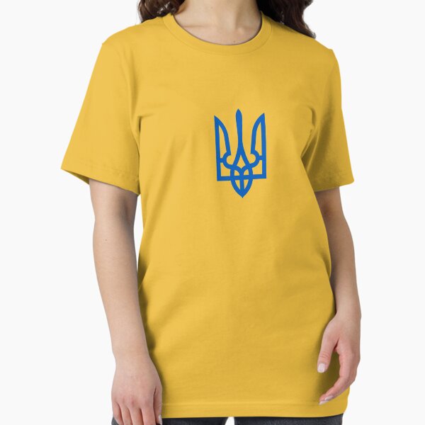 Ukraine Trident Blue: Alt Center Essential T-Shirt
