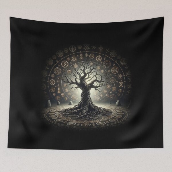 Item preview, Slavic World Tree | Tree of Life | Cosmic Tree | Axis Mundi | Yggdrasil | Primeval Tree | Pradrzewo designed and sold by Rodim91.