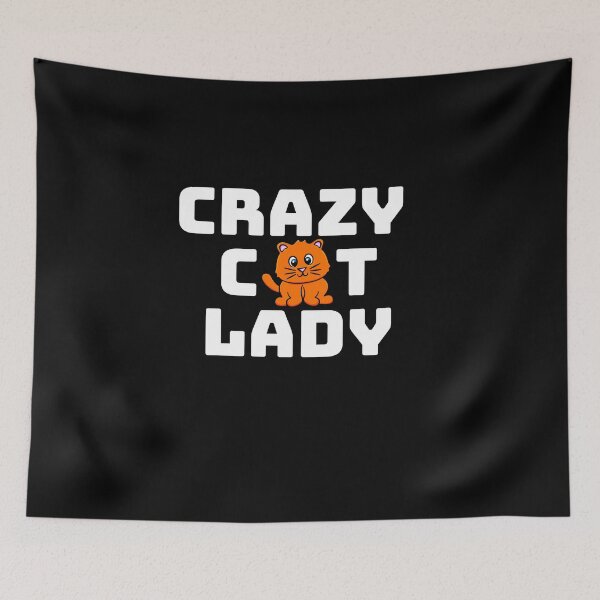 Item preview, Crazy Cat Lady - orange cat designed and sold by KATKattalestv.