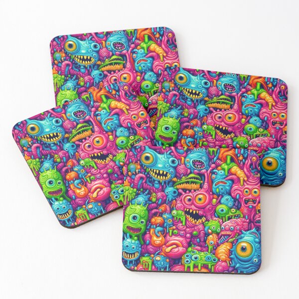 Item preview, Vibrant and Wacky Monster Mash Extravaganza designed and sold by Vinson-MFG.