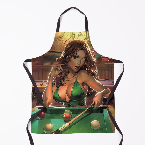 Item preview, beautiful woman playing billiards designed and sold by javierparra.
