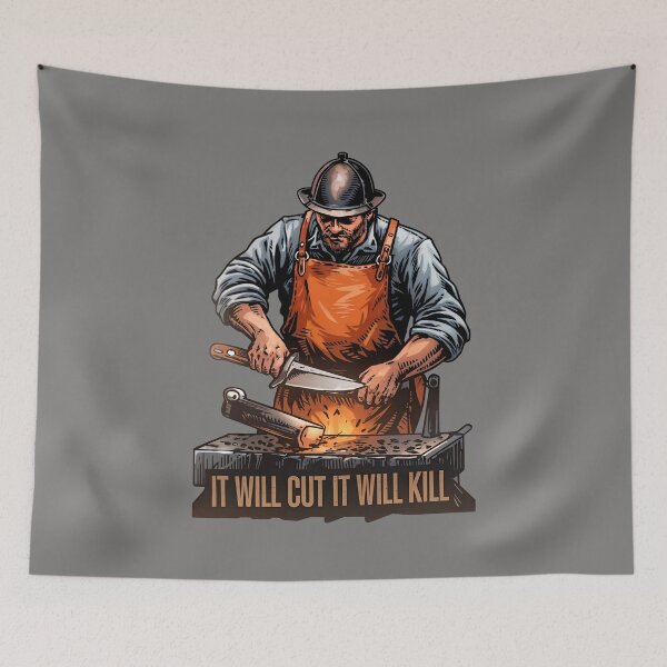 Item preview, It Will Cut It Will Kill Quote designed and sold by TheArtOfPat.