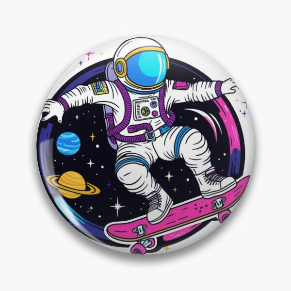 Item preview, Astronaut in Space Skate designed and sold by TheDuckStyle.