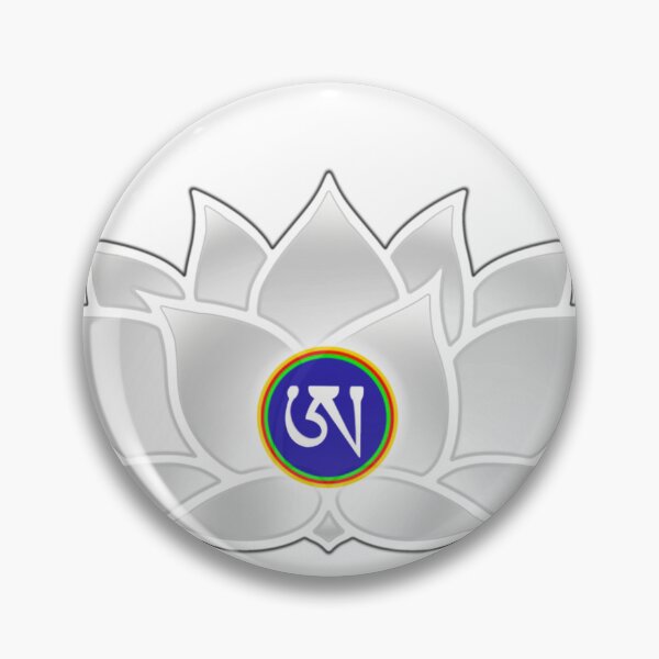 Item preview, White Lotus, Dzogchen, Ah, Tibetan, Flower, Buddhist, Buddhism, White Background  designed and sold by MayGreenAbgrall.