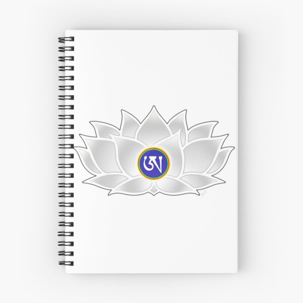 Item preview, White Lotus, Dzogchen, Ah, Tibetan, Flower, Buddhist, Buddhism, White Background  designed and sold by MayGreenAbgrall.
