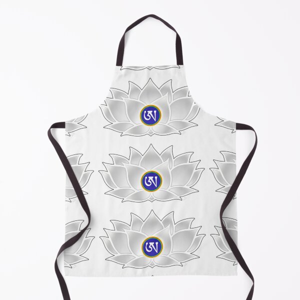 Item preview, White Lotus, Dzogchen, Ah, Tibetan, Flower, Buddhist, Buddhism, White Background  designed and sold by MayGreenAbgrall.