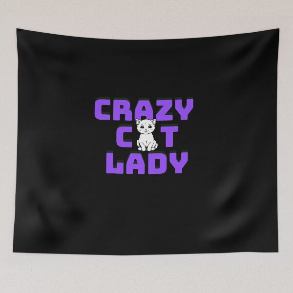 Item preview,  Crazy Cat Lady - purple designed and sold by KATKattalestv.