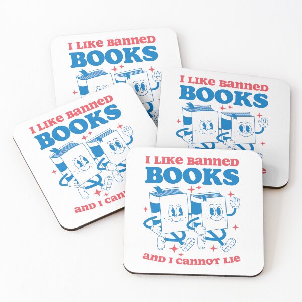 Item preview, I Like Banned Books And I Cannot Lie Retro Mascot designed and sold by petestyles.