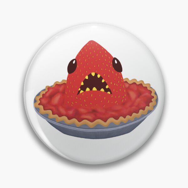 Item preview, strawberry shark pie designed and sold by pieforest.